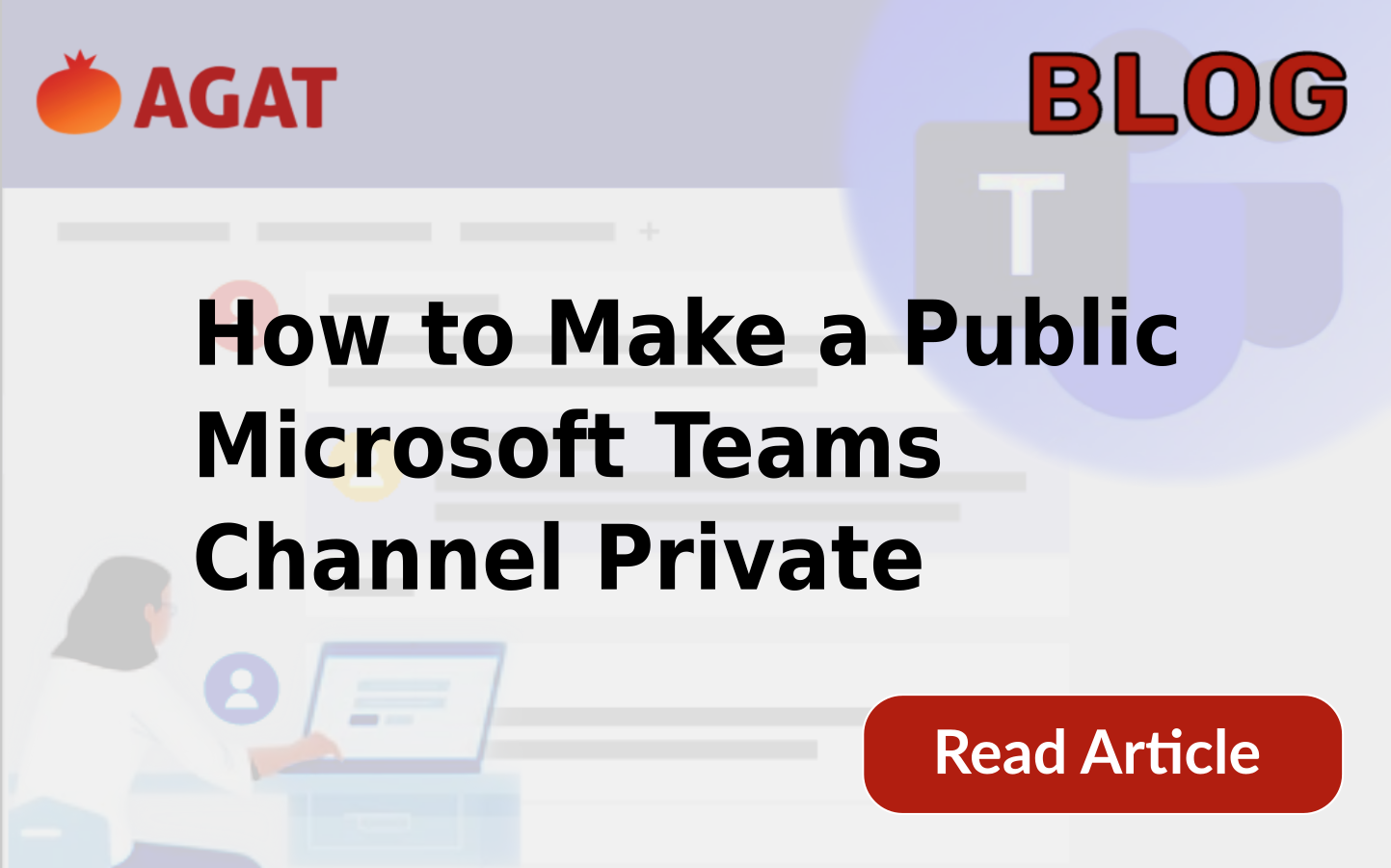 how to make a teams channel private